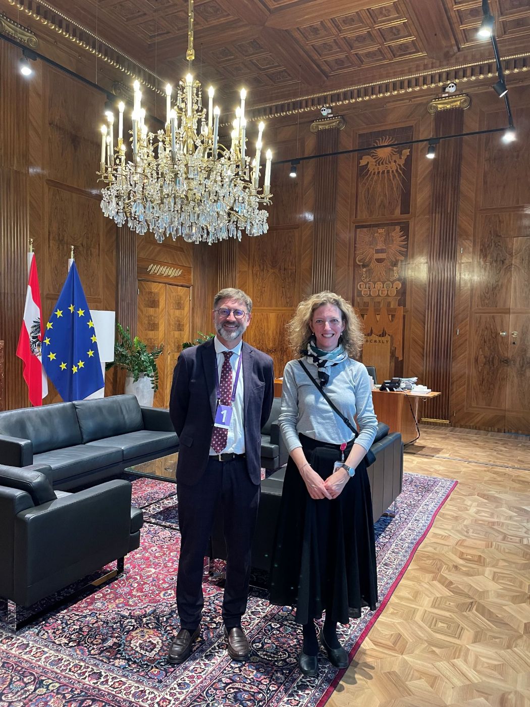 Foto in Kanzlerzimmer